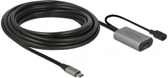 Delock Active Usb 3.1-c Gen 1 To Usb-a T-m Cable 5m Black Delock 85391
