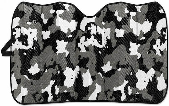 Aluminum Windshield Sun Shade "Camouflage" Large 140x70cm 1 Piece