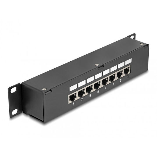 Delock Panou de Conexiune Ecranat 8 Porturi Cat 6 Delock 43304