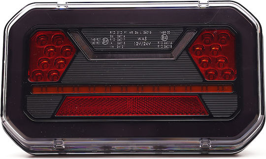 LED Rear Multifunction Smoke Right 12v24v Was