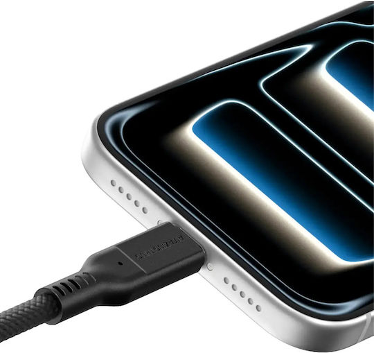 AmazingThing Braided USB 3.2 Cable USB-C Male - USB-C 70W PD Black 1m