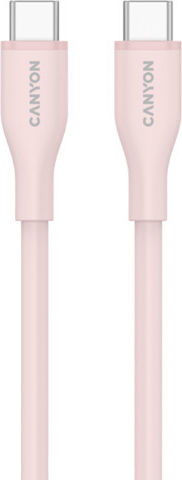 Canyon Cablu USB 2.0 USB-C Masculin - USB-C 60W Roz 1m CNS-CC60SC10PS