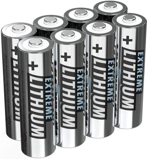 Ansmann Extreme Μπαταρίες Λιθίου AA 1.5V Μιας Χρήσης (High Performance) 8τμχ