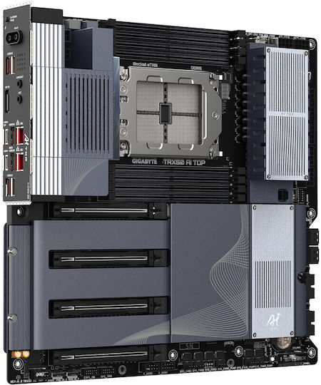 Gigabyte TRX50 AI TOP Wi-Fi Mainboard Erweitertes ATX mit AMD TR5 Sockel