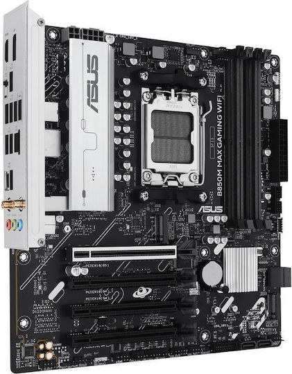 Asus B850M MAX Gaming WIFI Motherboard Micro ATX με AMD AM5 Socket 90MB1LL0-M0EAY0