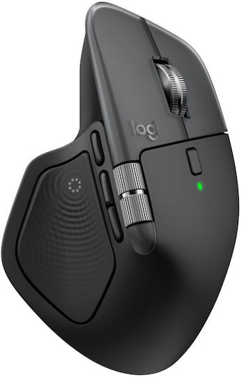 Logitech MX Master 4 Безжичен Ергономичен Bluetooth Мишка Space Black