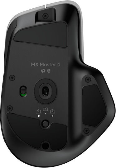 Logitech MX Master 4 Безжичен Ергономичен Bluetooth Мишка Space Black