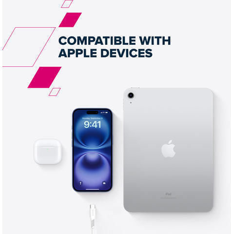 Canyon USB 2.0 Kabel USB-C männlich - USB-C 100W PD Weiß 2m