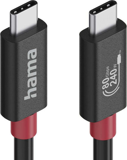Cablu Hama Tip C 1 M 240 Watt Negru 200799