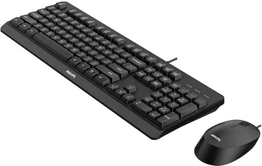 Philips SPT6207BL Set tastatură și mouse Engleză US