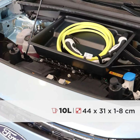 Rati-frunk Ford Explorer 2024> Ford Capri 2024> Spațiu De Depozitare Frontal Practic 10l Pentru Cabluri De Încărcare Organizare Zilnică Pentru Vehicule Electrice 1 Buc V01945a V01945/rt