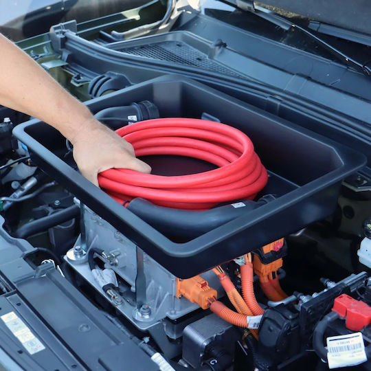 Rati-frunk Citroen E-c3 2024> Citroen E-c3 Aircross 2024> Opel Frontera Electric 2024> Spațiu De Depozitare Frontal Practic 13l Pentru Cabluri De Încărcare Organizare Zilnică Pentru Mașini Electrice-1 Buc V01947/rt V01947/rt