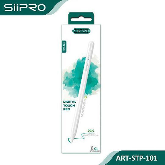 SiiPro STP-101 Digital Touch Stylus for iPad in White color
