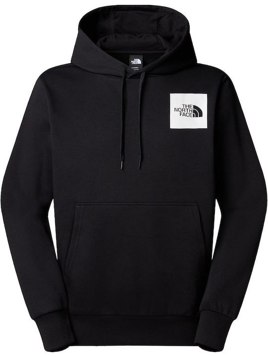 Fine Sweatshirt with Hood Tnf black