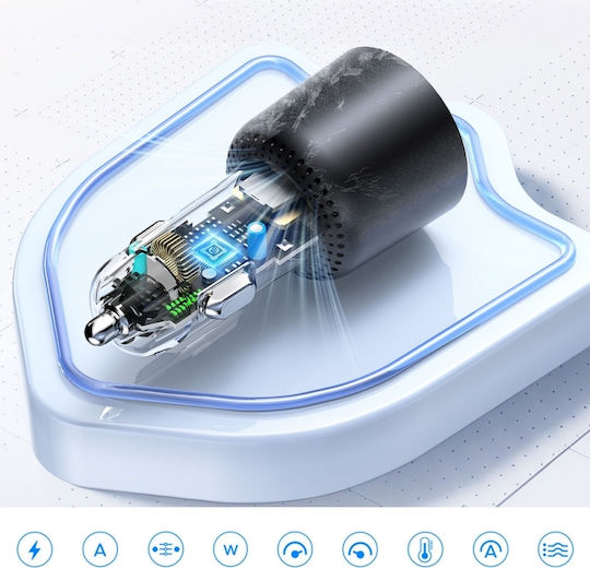 Orico Hyperdrive 165w Usb-a + 2x Usb-c Car Charger Black Hd-165-1a2c Orico-hd-165-1a2c-bk-ep-hu