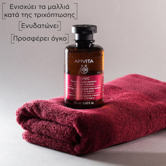 Apivita Tonic Σαμπουάν κατά της Τριχόπτωσης για Όλους τους Τύπους Μαλλιών 250ml