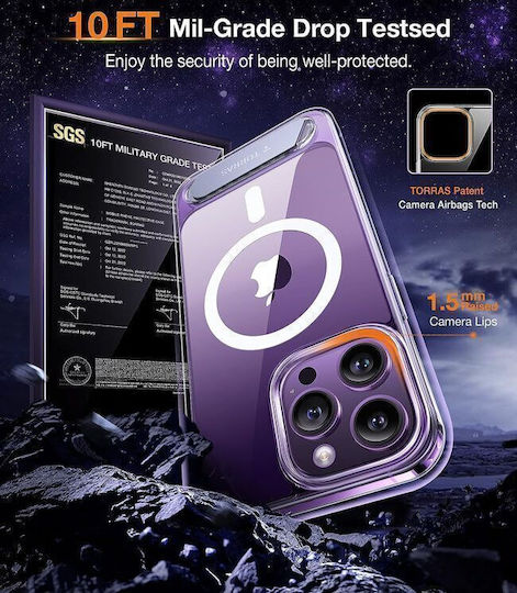 Torras Back Cover Silicone Transparent (iPhone 15 Pro Max)