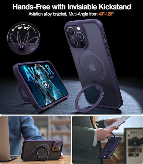 Torras Back Cover Silicone Purple (iPhone 14 Pro)