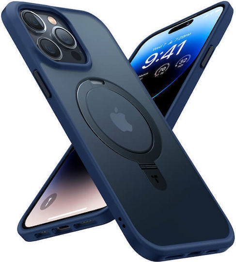 Torras Back Cover Silicone Navy Blue (iPhone 15 Pro)