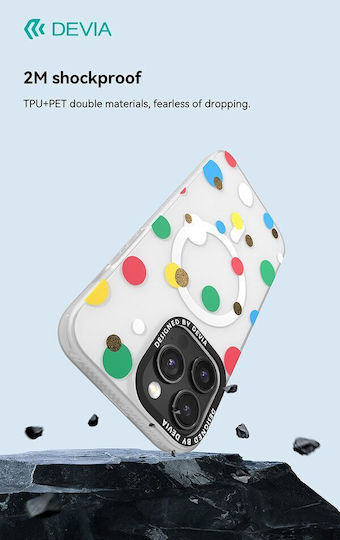 Devia Series Back Cover Μαγνητικό Λευκό (iPhone 15 Pro)