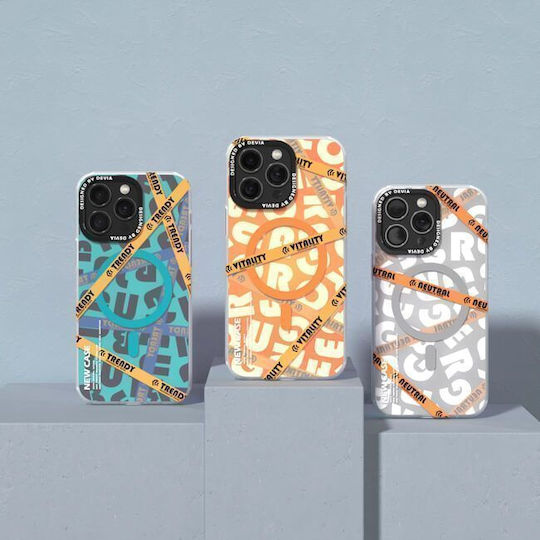 Devia Series Back Cover Μαγνητικό Πορτοκαλί (iPhone 15 Pro)