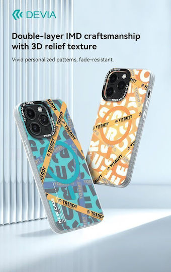 Devia Series Back Cover Μαγνητικό Πορτοκαλί (iPhone 15 Pro)