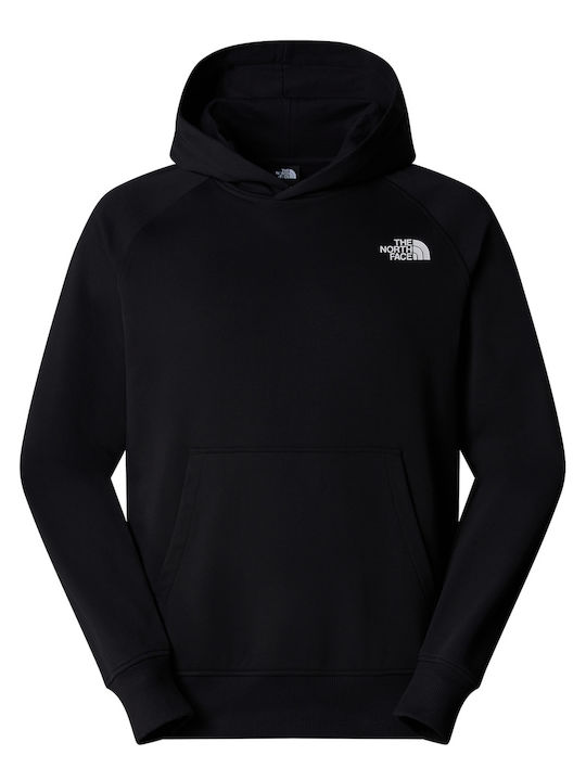 Raglan Box Суитшърт с Качулка Tnf black