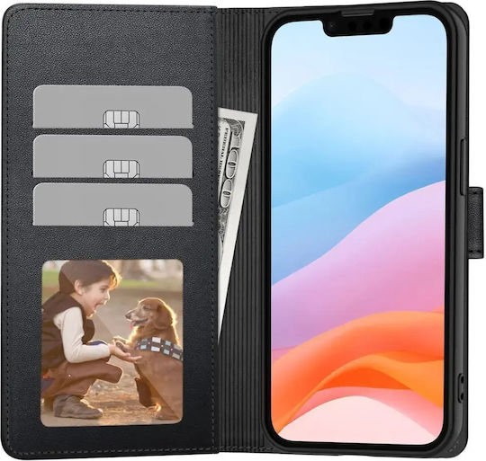 Tech-Protect Matte Brieftasche Synthetisches Leder / Silikon Schwarze (Google Pixel 11)