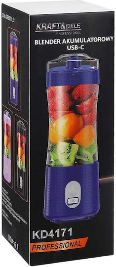 Kraft & Dele Blender cu cană din plastic 380 ml violet KD4171