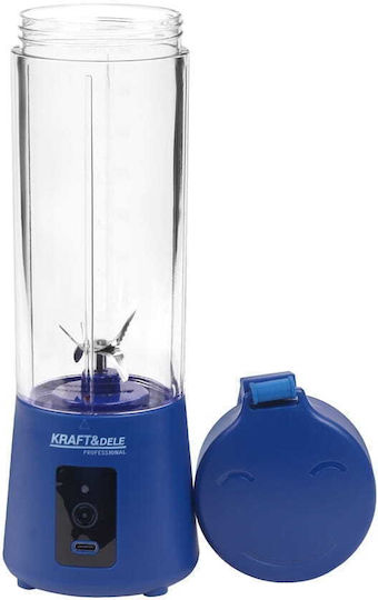 Kraft & Dele Blender cu cană din plastic 400 ml albastru KD4174