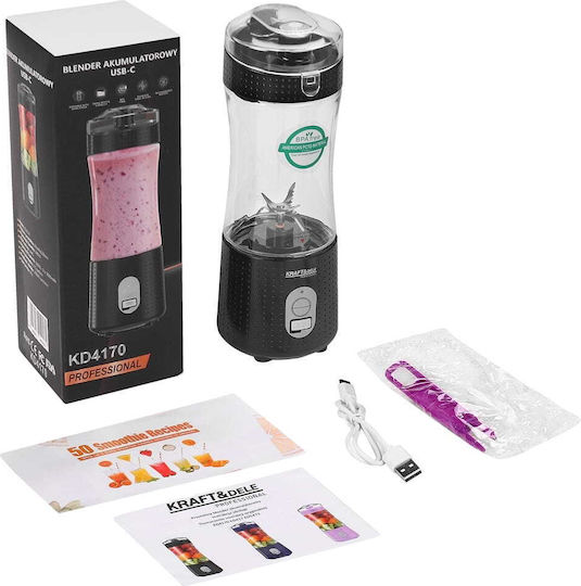 Kraft & Dele Blender cu cană din plastic 380 ml KD4170