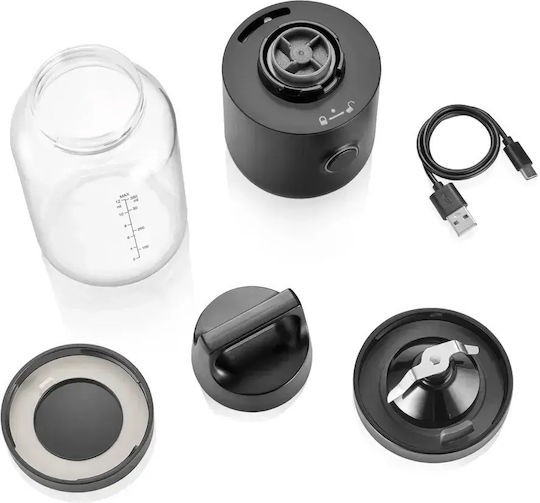 Severin Severin Mixer mit Tritan Kanäta 350 ml 7.4V Schwarze