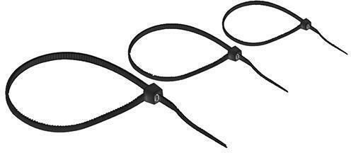Sapiselco Legături Cablu Din Plastic 250mmx4.5mm Negru Culoare 100 Buc