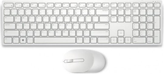 Dell KM5221W Kabellos Nur Tastatur Griechisch Weiß
