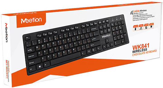 Meetion WK841 Kabellos Nur Tastatur Englisch US