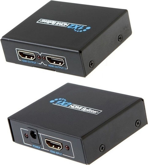 Tele HDMI-102 1 input/2 outputs HDMI Splitter