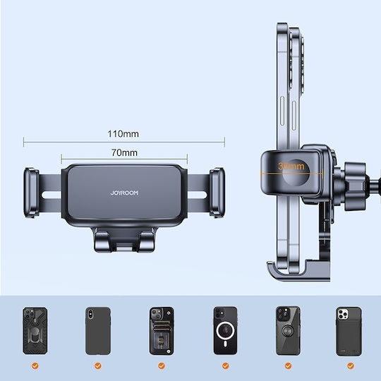 Joyroom Jr-zs283b Suport Telefon pentru Bord Negru