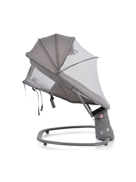 Balansoar Electric Pentru Bebeluși Cu Muzică Roz Pentru Copil Până La 15kg