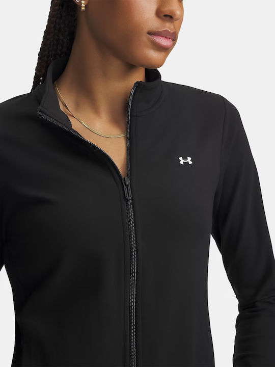 Long Women's Athletic Cardigan Black