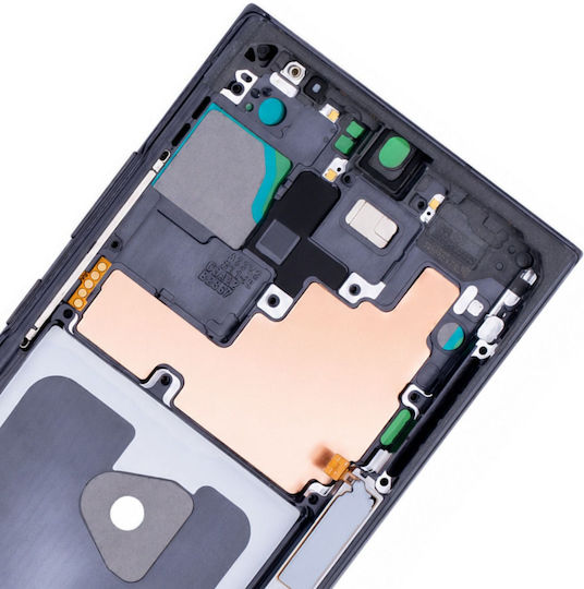 Clappio Средна Рамка За Смяна Samsung Galaxy Note 20 Ultra Черен
