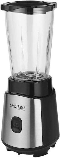 Kraft & Dele Μπλέντερ με Πλαστική Κανάτα 570 ml 1500W Γκρι KD4113