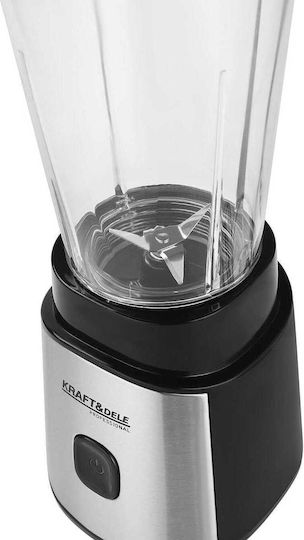 Kraft & Dele Μπλέντερ με Πλαστική Κανάτα 570 ml 1500W Γκρι KD4113