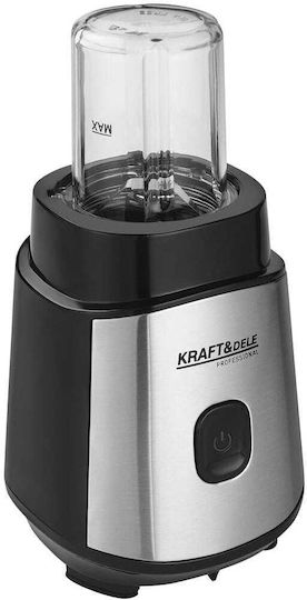 Kraft & Dele Μπλέντερ με Πλαστική Κανάτα 570 ml 1500W Γκρι KD4113