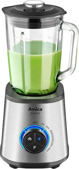 Amica Mixer mit Glas Kanäta 1,5 l 1500W Grau 1144677