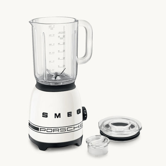 Smeg Блендер с Пластмасова Кана 1.5 lt 800W Бял BLF03PCWEU
