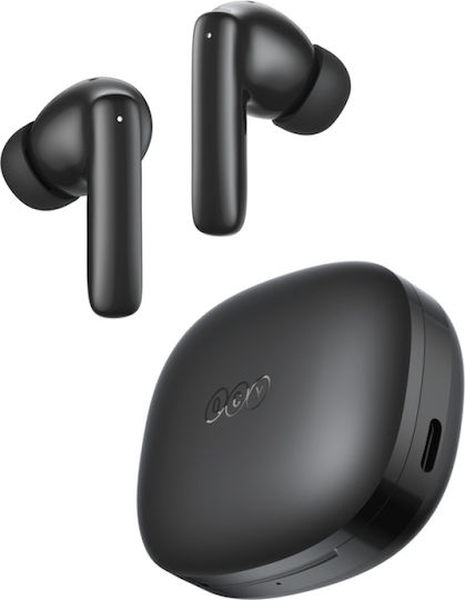 QCY T13 Pro In Ear Bluetooth Безжични Слушалки с Устойчивост на Изпотяване и Калъф за Зареждане Черни