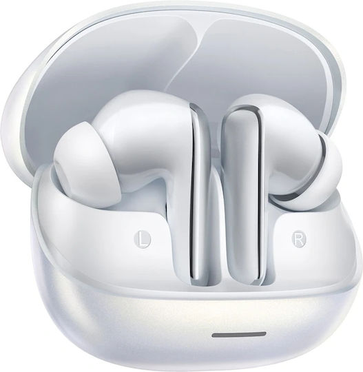 QCY MeloBuds N65 Bluetooth Handsfree Headphones with Sweat Resistance and Charging Case White