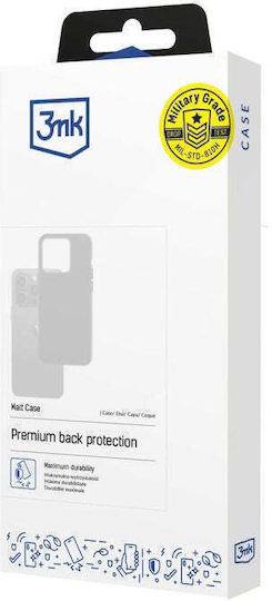 3MK Matt Back Cover Silicon 1.2mm Negru (Galaxy A23)