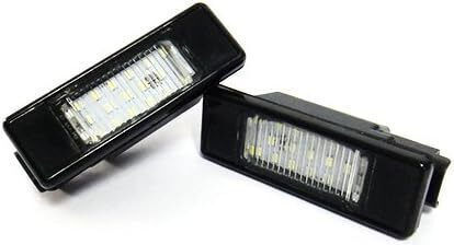 Lumini pentru plăcuțele de înmatriculare pentru Citroen Berlingo / C3 / C4 / C4 Picasso / C5 / C6 / Saxo / Xsara Peugeot 206 / 207 / 306 / 307 / 308 / 406 / 407 / 5008 / Partener 2buc