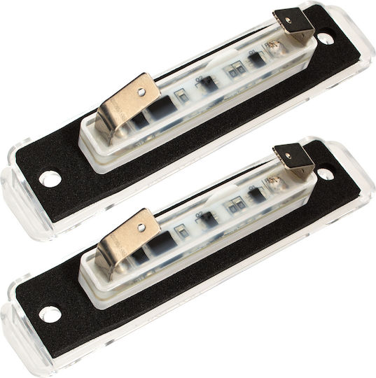 Mercedes S124 E-class R129 Sl-class Led License Plate Lights 2 Pcs Set
